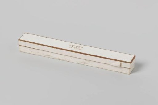 Fan case with a cardboard lid stuffed with cotton