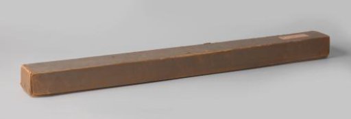 Long rectangular box of cardboard with removable lid