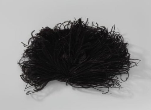 Tuft of ostrich feathers, black