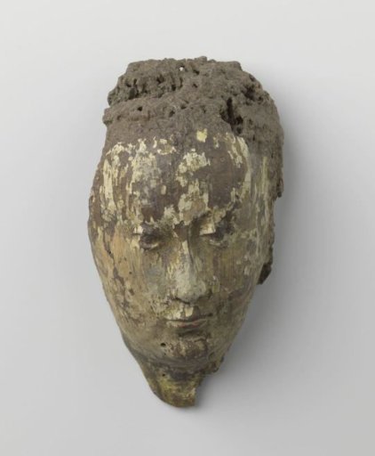 Fragment of the Head of a Woman; (possibly) Belonging to the Soest Altarpiece