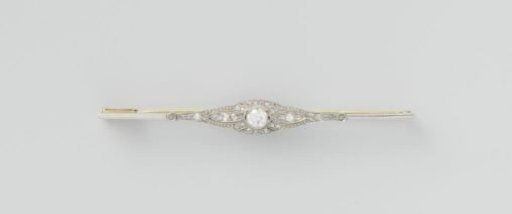 Bar brooch in a case