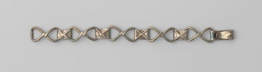 Silver Wire Bracelet with Hammered Finish