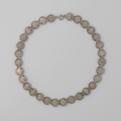 Necklace of Dutch stuivers with William III