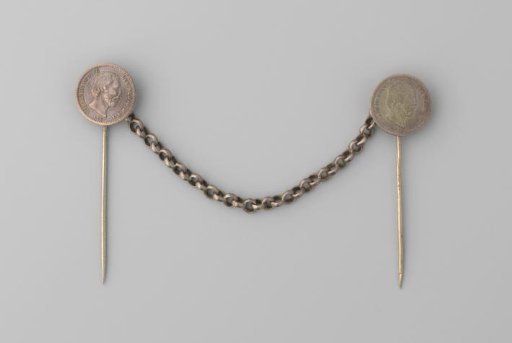 Double Coin Pendant with Chain