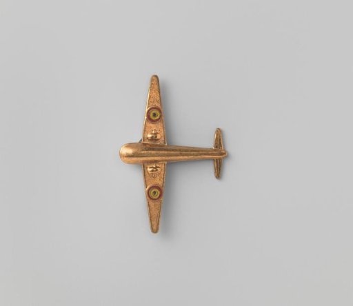 Brooch in the shape of an airplane