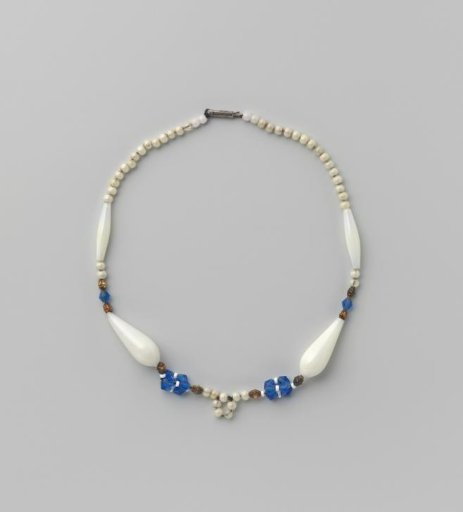 Necklace of Fluorescent Glass