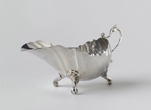 Silver sauce boat