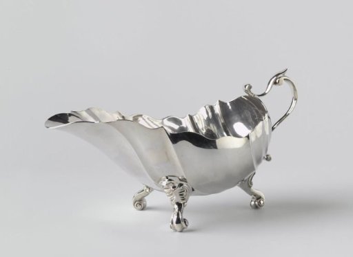 Silver sauce boat