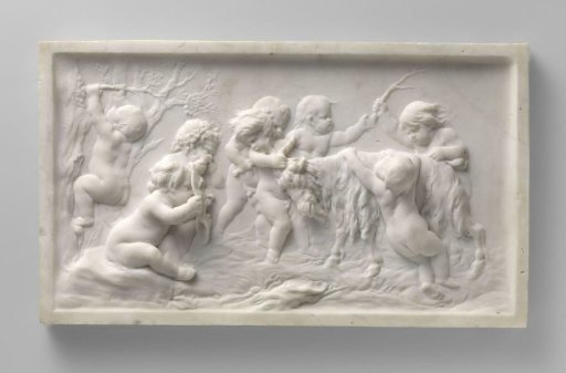 Eight Bacchanalian Children with a Goat