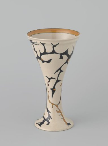 Two tulip vases with Spichtig decoration