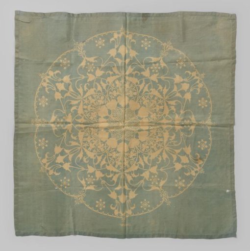 Batiked Decorative Cloth with Arabesque