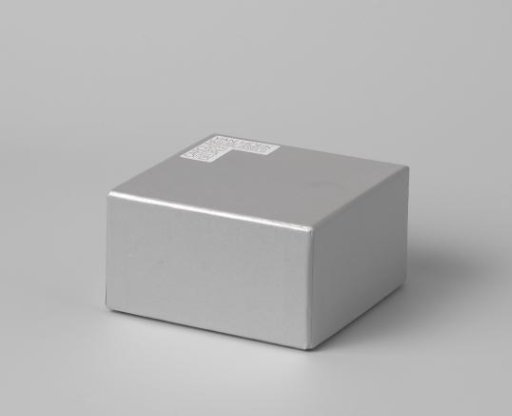 Silver-colored square box for "Rabbit"