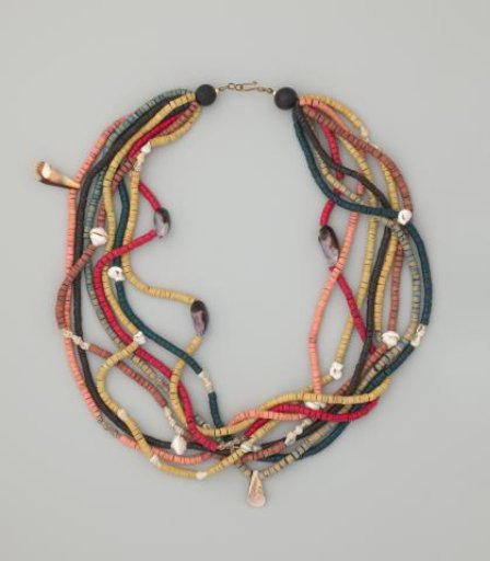 Necklace of beads and shells