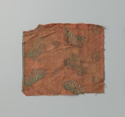 Fragment of brocaded silk
