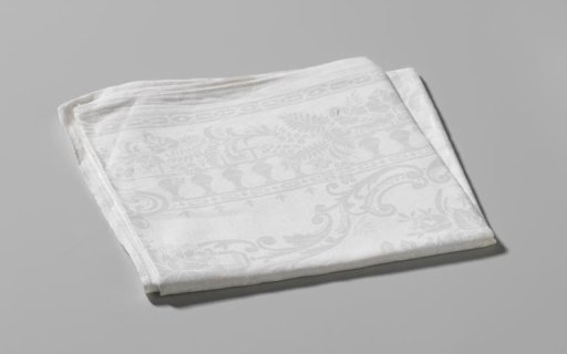 Napkin with Woven Text G. Salomonson Hzn and M.R. Asser 1867 6 June 1892