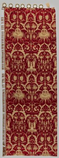 Curtain in the Directoire imitation style