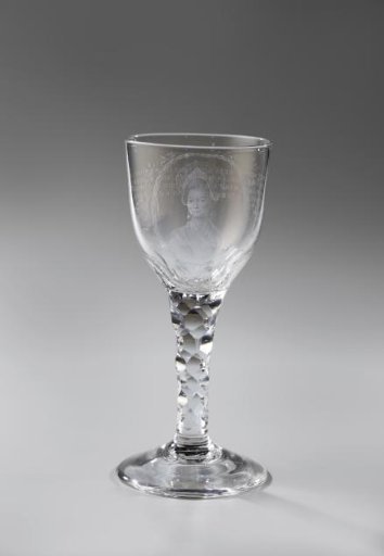 Wine Glass with a Portrait of Elisabeth Wolff-Bekker