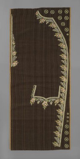Panel Belonging to an Untrimmed Frac of Silk Velvet