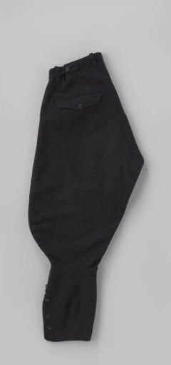 Anthracite-colored riding breeches