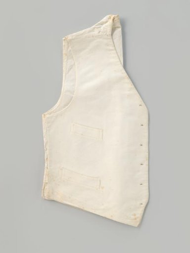 White Piqué Men's Coat