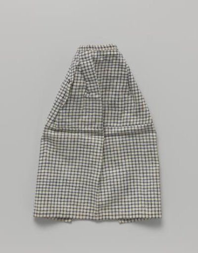Blue checkered apron