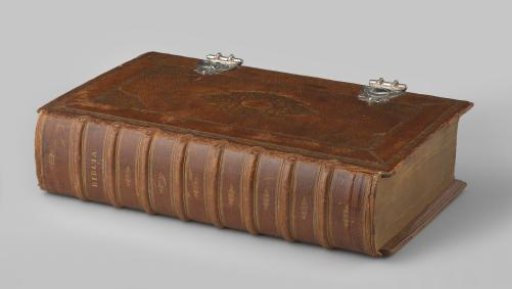 States Bible with silver fittings of the couple Van Hoecke-Breghtel
