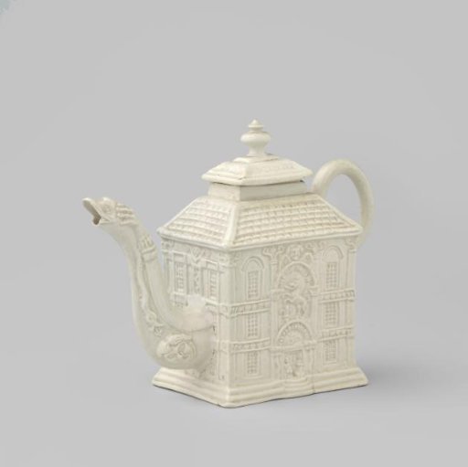 Teapot in the shape of a house