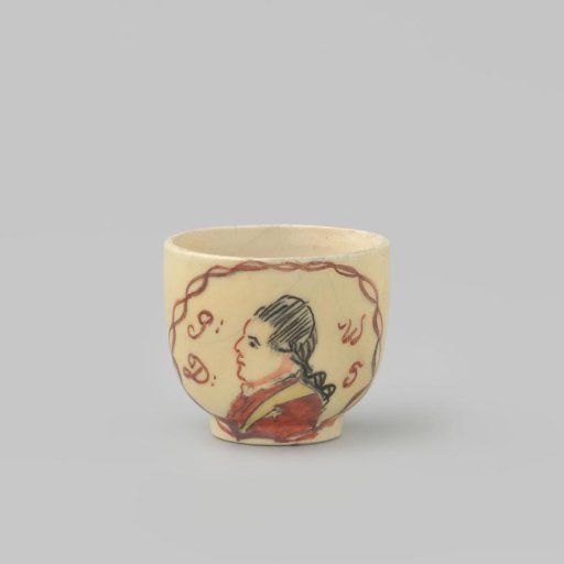 Head with portrait of William V of Orange-Nassau