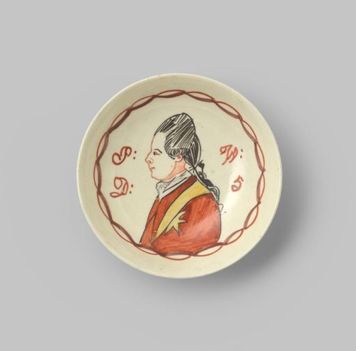 Plate with portrait of William V of Orange-Nassau