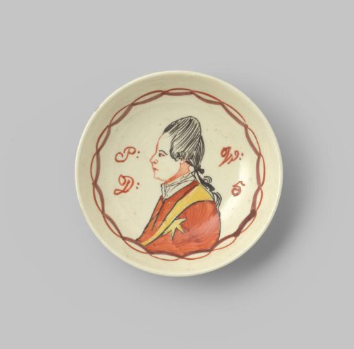 Plate with portrait of William V of Orange-Nassau