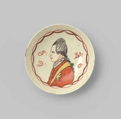 Plate with portrait of William V of Orange-Nassau