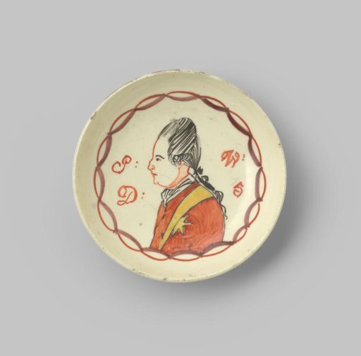 Plate with portrait of William V of Orange-Nassau