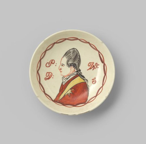 Plate with portrait of William V of Orange-Nassau