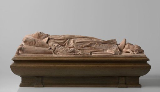 Willem I, Prince of Orange, on his state bed