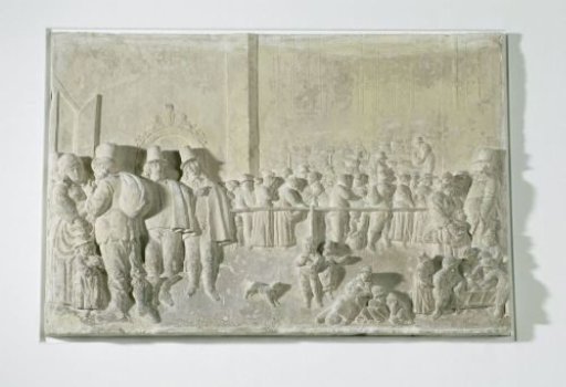 Distribution of Bread, Stone Tablet from the Facade of the Nieuwezijds Huiszittenhuis in Amsterdam