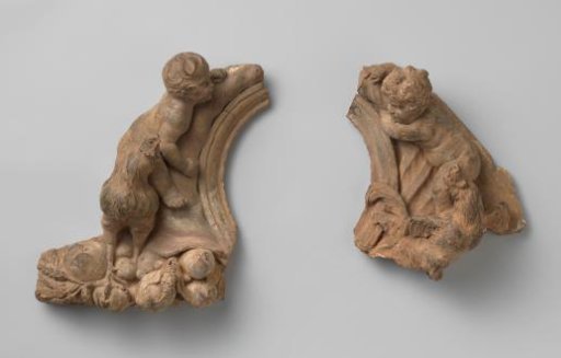 Model for an Overdoor Lunette with Putti and Cockerels for the Amsterdam Town Hall (now Royal Palace) at Dam Square