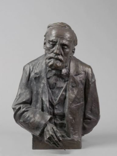 Half-length portrait of Jozef Israels (1824-1911), painter