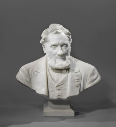 Bust of Johannes Petrus Hazebroek (1812-1896), man of letters