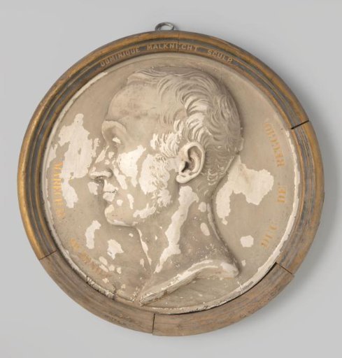 Medallion in plaster
