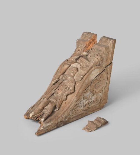 Corbel with carved representation of an elector