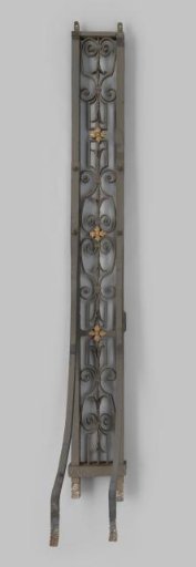Ornamental gate leaf of the entrance gate to Huize de Voorst