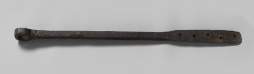 Spring and striker belonging to a wall anchor of the Gelderse Spijker in Arnhem