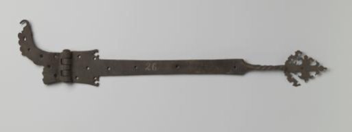 Iron door hinge