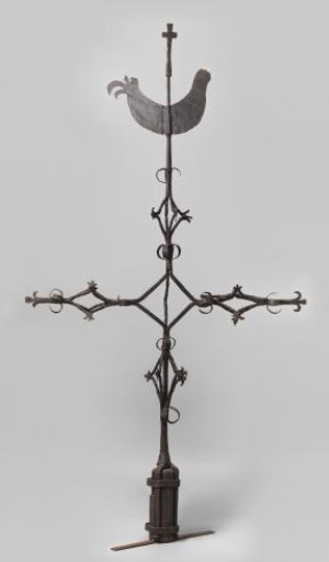 Cross on a tower