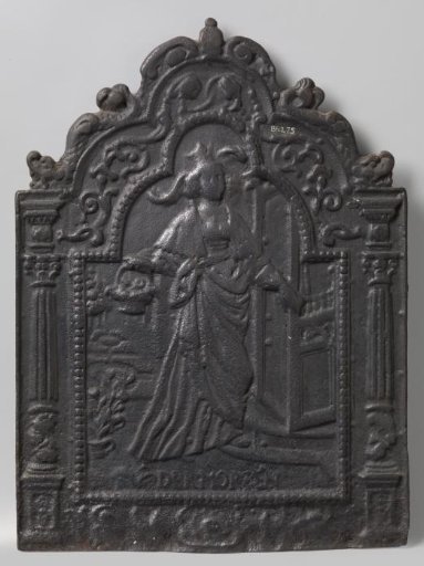Hearth plate with the Morning