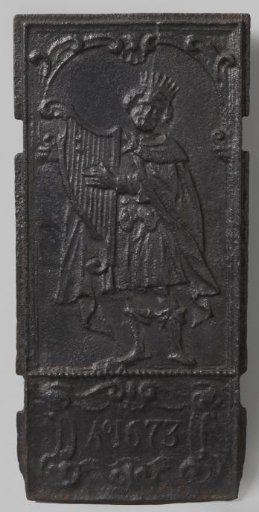 Stove Plate with King David
