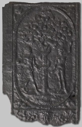 Stove tile with the Fall of Man