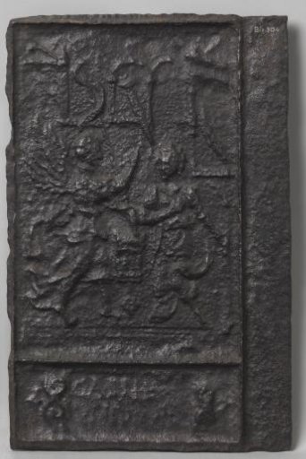 Stove tile with the Annunciation