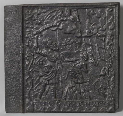 Stove tile with the Sacrifice of Abraham