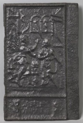 Stove tile with the Annunciation